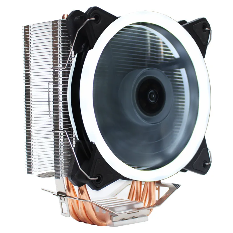 Кулер для процессора Intel LGA 1150/1151/1155/1156/775/1366 AMD радиатор с 4 тепловыми трубками и