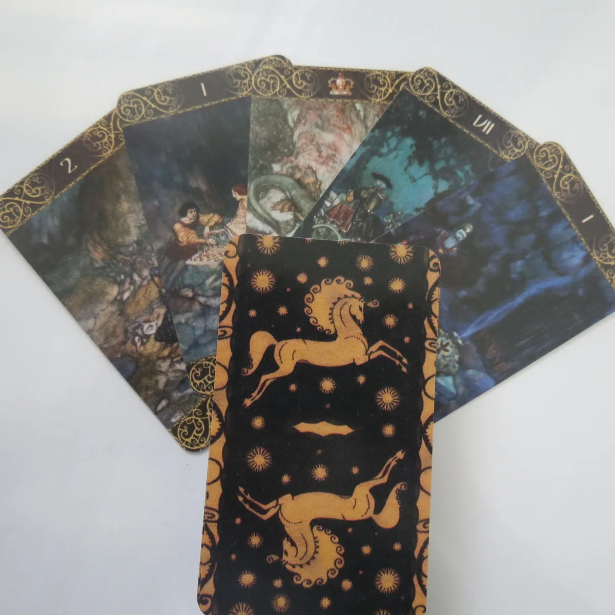 Новые карты Таро колода ораклес таинственное гадания Edmund Dulac для женщин девочек