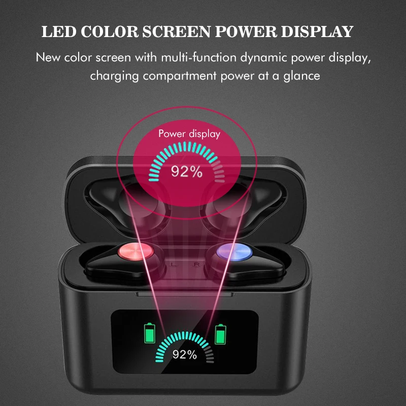 CUFOK TWS Bluetooth 5 0 наушники настоящие беспроводные Игровые спортивные