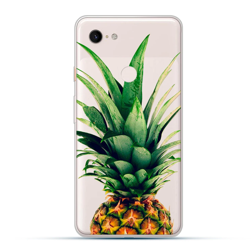 

ciciber Luxury Fashion Fruit Case for Google Pixel 5 4 3 2 XL Soft Silicone TPU for Google Pixel 4a 3a XL Funda Coque Cover Capa