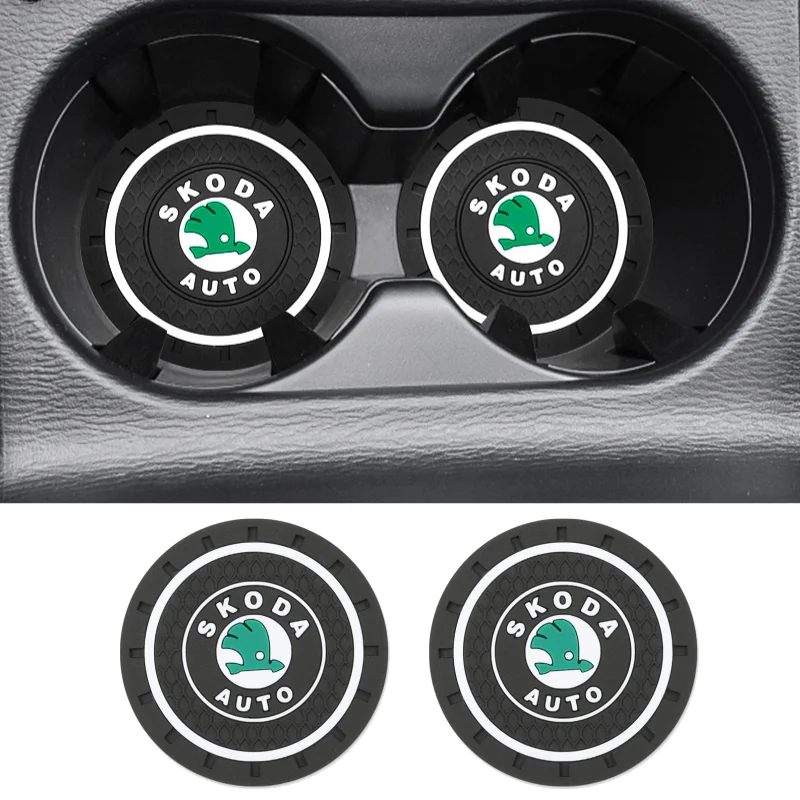 Автомобильные противоскользящие подставки из ПВХ для Skoda Octavia 2 A7 Tour RS Fabia 1 Rapid Kodiaq