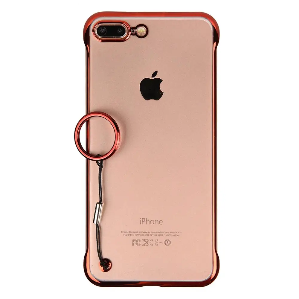 Роскошные безрамные металлические прозрачные чехлы для телефонов iPhone 11 Pro Max XS XR 8