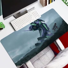 Evangelion Mouse Pad Computer Laptop Anime Keyboard Mouse Mat Large 90x40cm Keyobard Overlock Gaming Accessories Rubber Mousepad