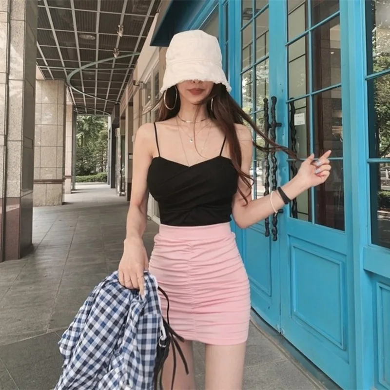 Облегающая поясная сумка Кардашьян эластичная Женская юбка мини-юбка для