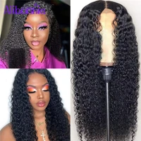 alibonnie 5x5 afro kinky curly wig natural hair high density lace wigs for black women lace front human hair wigs with baby hair