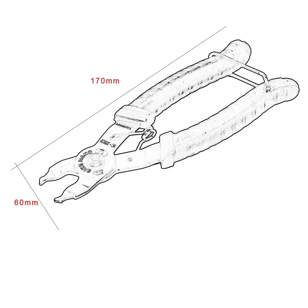Новый инструмент для ремонта велосипеда с открытой цепью Волшебная пряжка