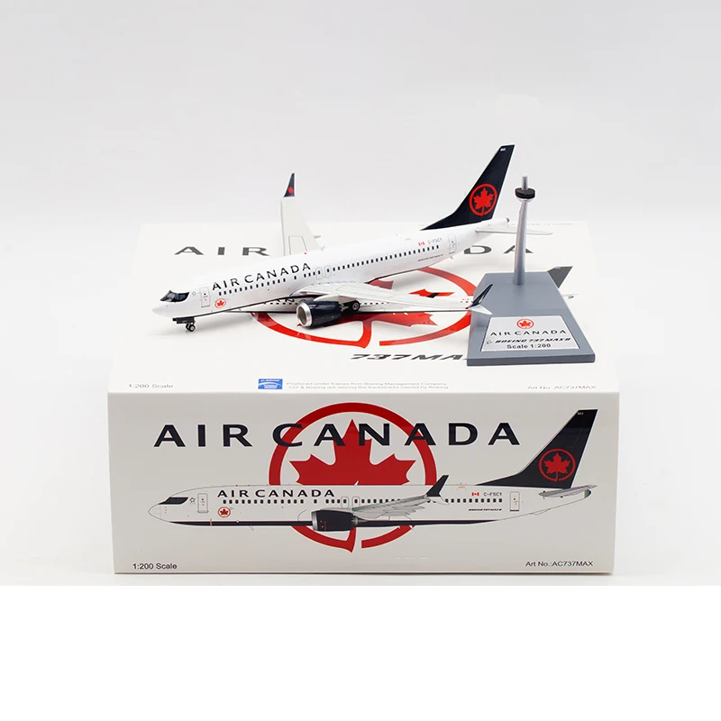 

Diecast 1:200 Scale B737-8MAX C-FSCY AIR CANADA Planes Model Airplanes Airlines Alloy Aircraft Collectible Model Souvenir