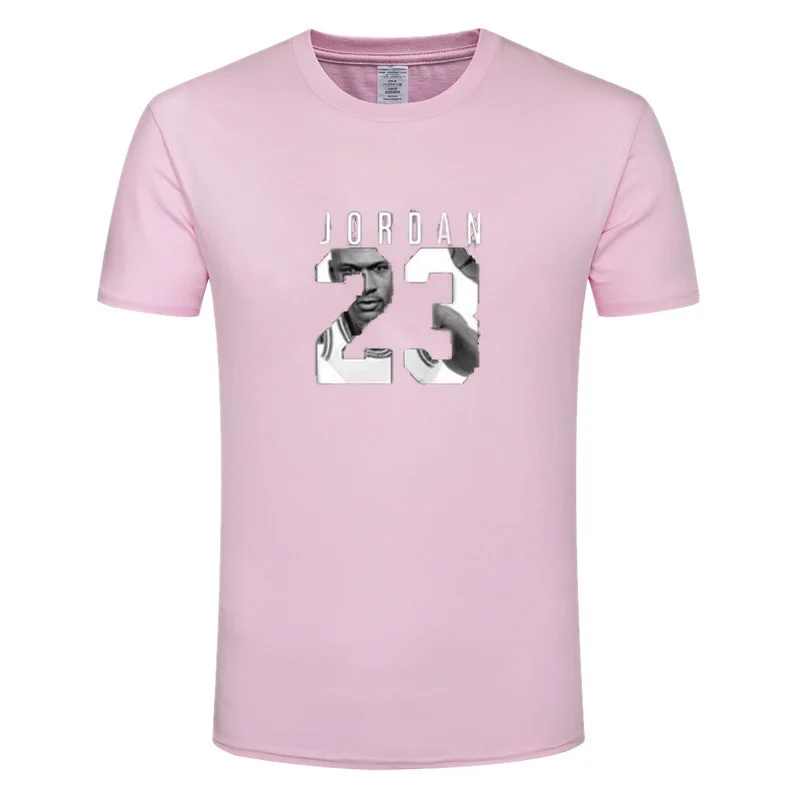 

Men's T-shirt Cotton Crew-neck T-shirt Summer Men Casual T-shirt XS-2XL Fashion Loose T-shirt 2021 New Jordan 23