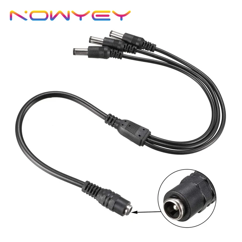 

DC Parallel Splitter LED Strip 5mm*2.1mm 1 to 2, 3 Ports Cable Extension for Single Color LED Strip Light 2,3,5Pcs/lot