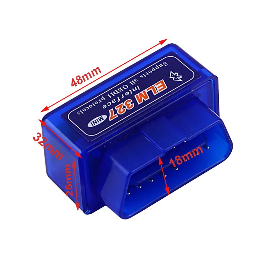 Автомобильный сканер ELM327 Mini ELM 327 V2.1 OBD2 с Bluetooth интерфейсом диагностический