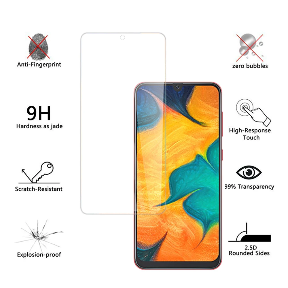 Закаленное стекло 2 в 1 для Samsung Galaxy A30 A30s A20 A20s A20e A10 A10s пленка объектива камеры A 30 20