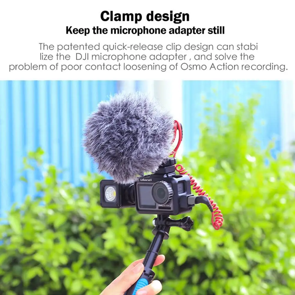 Защитный видео чехол рамка крепление корпус микрофон адаптер Защитная крышка