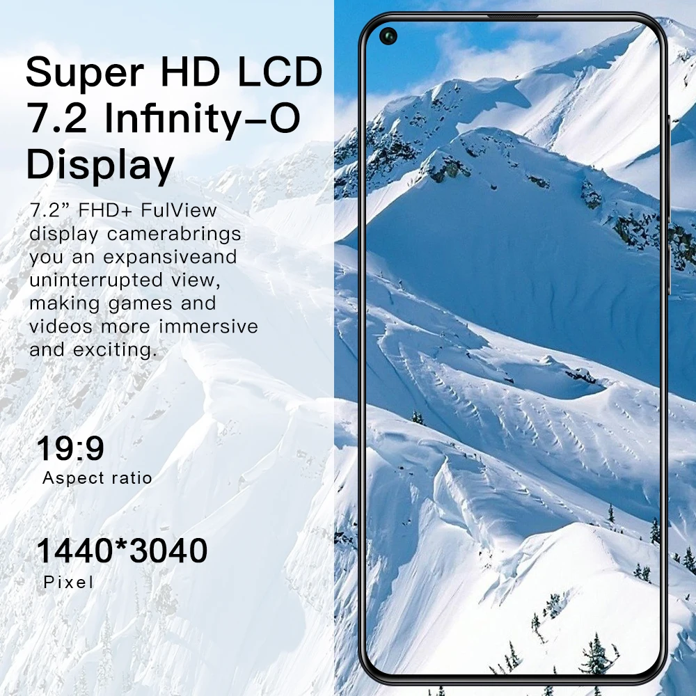 

S21Ultra Cheap Phones 5G LET Smartphone 10-Core MTK6889 7.2 Inch Big Screen Android10 12+512GB Cellphones Dual SIM Mobile Phone