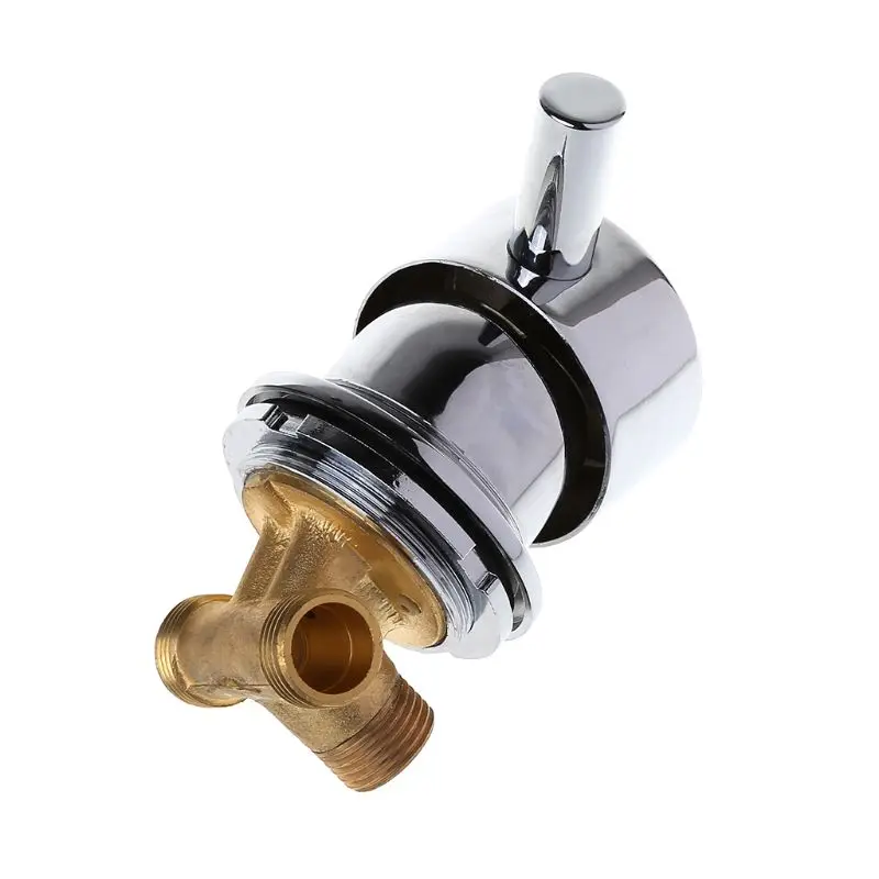 

G1/2" Hot & Cold Water Mixing Valve Thermostatic Mixer Two In & One Out Faucet For Shower Room D08F