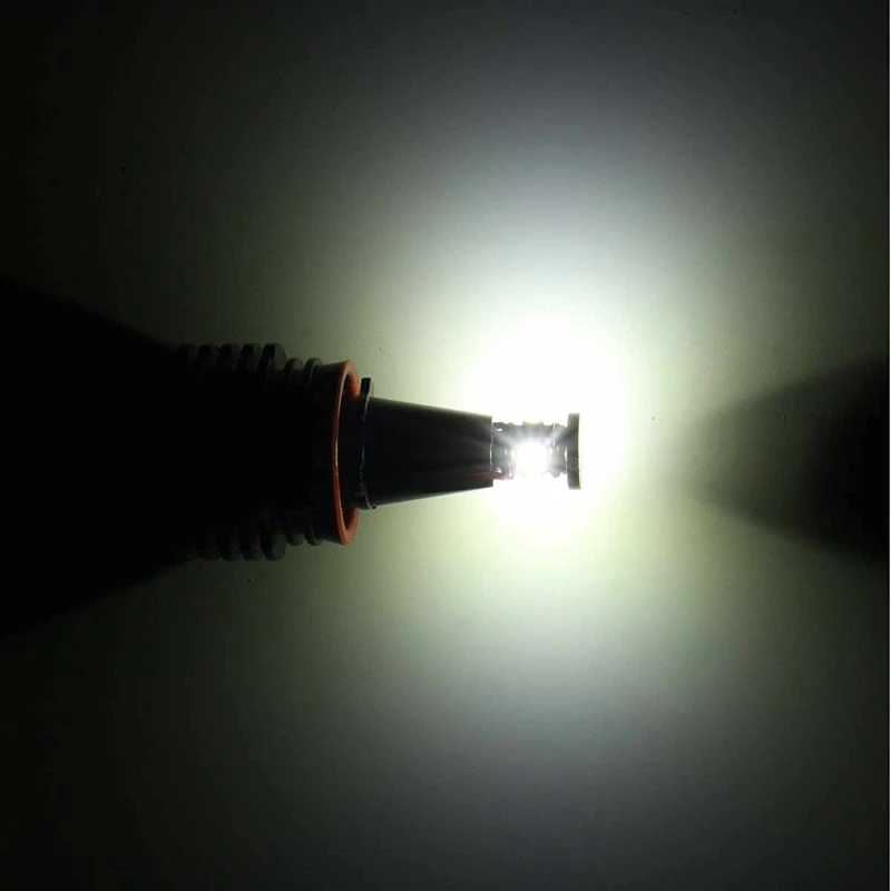 H8 Headlight Bulb 2Pcs 40W 4LED White Angle Eyes LED Marker Ring Light for BMW E60 E63 E64 E70 X5 X6 E82 E87 E89 Z7 E90 | Автомобили и