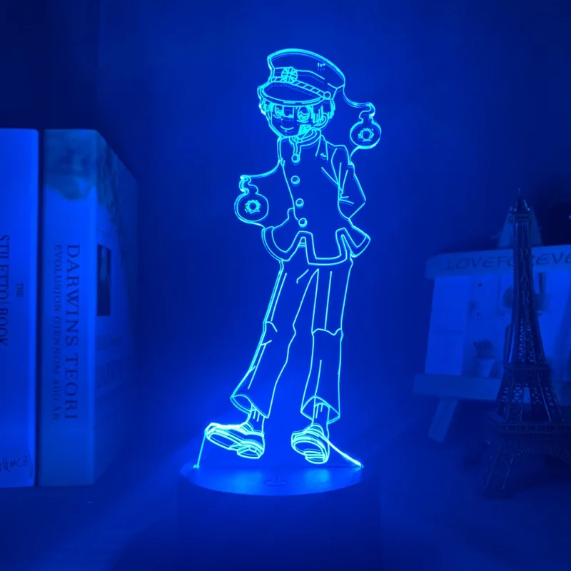 

Светодиодный ночсветильник Hanako Kun в туалете, декоративный красочный ночсветильник для спальни, Аниме подарок, 3d лампа в туалете, Hanako Kun