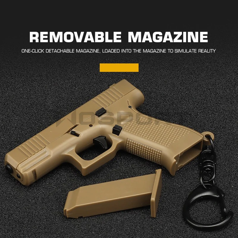 Брелок G45 мини-брелок Тактический модель Glock 45 пластиковый брелок-держатель