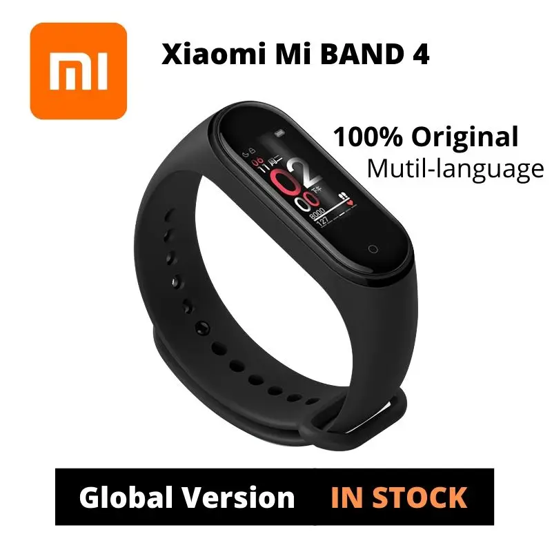 Xiaomi Mi Band 4 Глобальная версия смарт браслет фитнес трекер сердечного ритма AMOLED