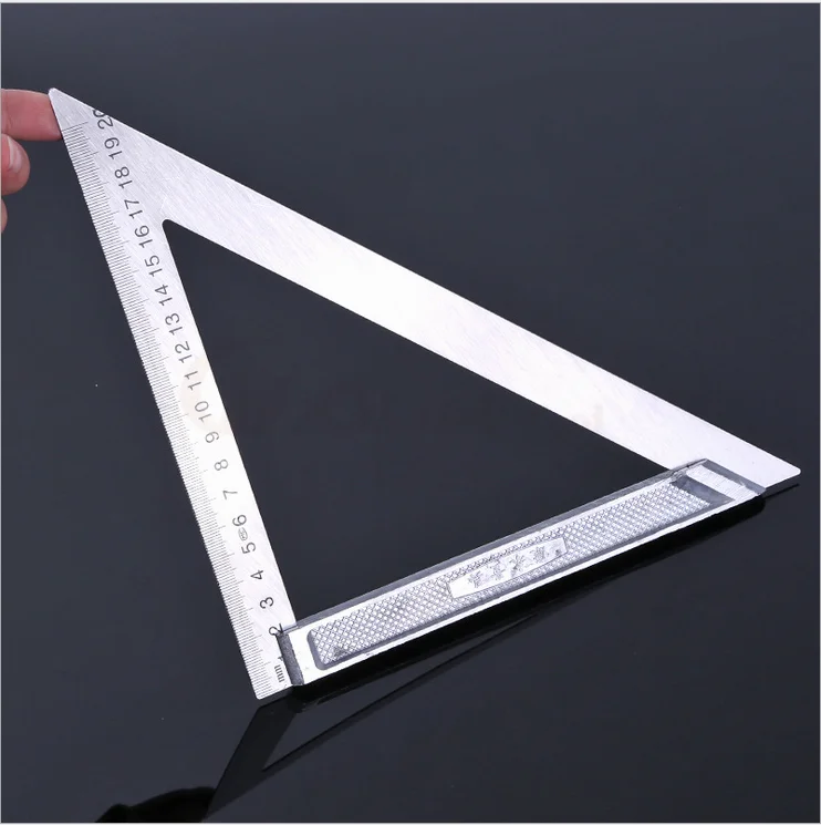 

Aluminum alloy square ruler right angle 90 Turning ruler Woodworking ruler Steel turning ruler measuring tools gauge