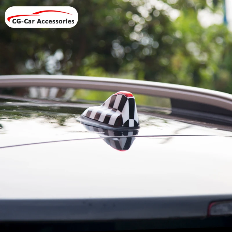 

Car Exterior Accessories Decoration Antenna Base Sticker For BMW MINI Cooper S ONE JCW F54 F60 Clubman Countryman Car Styling