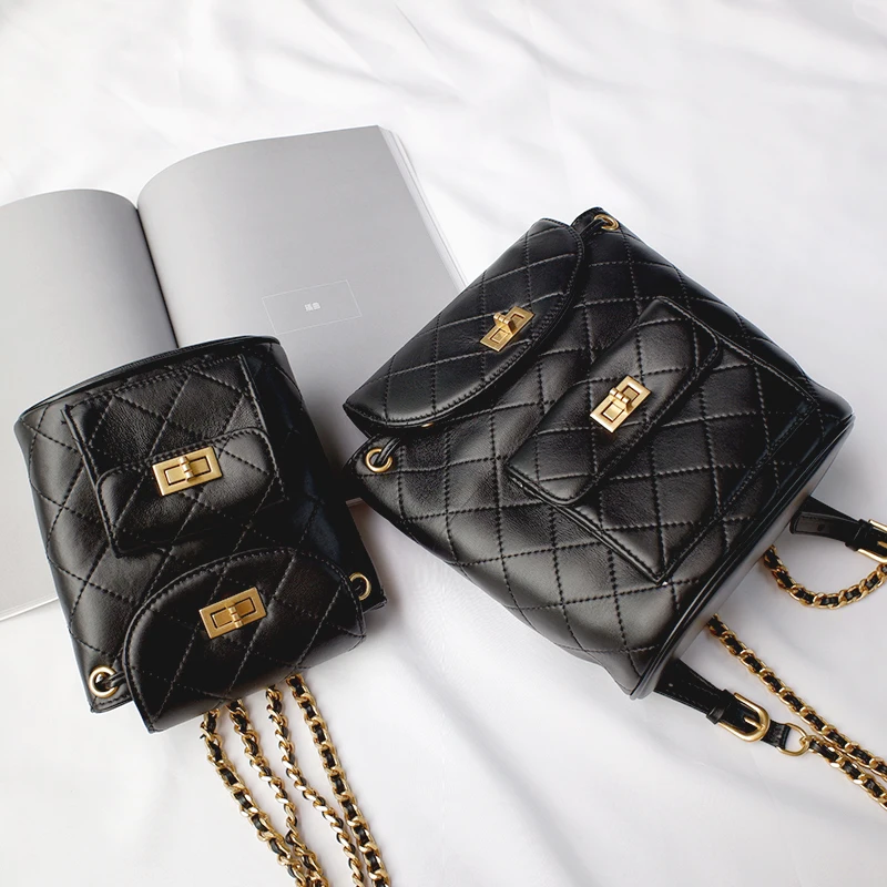 Новинка 2019 маленькая сумка на плечо с цепочкой женский модный мини рюкзак из