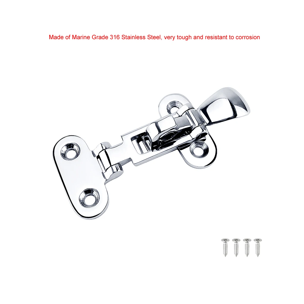 

Marine Grade stainless steel 316 Boat Deck Locker Anti-Rattle Latch Fastener Clamp marine hardware boat yacht accessories