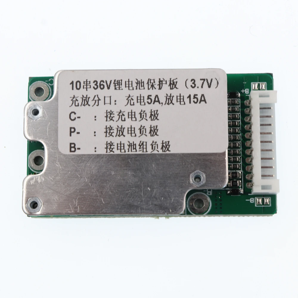 2021 Новый 10S 36V 37V 15A 18650 литий-ионный аккумулятор BMS PCB PCM цепная плата для