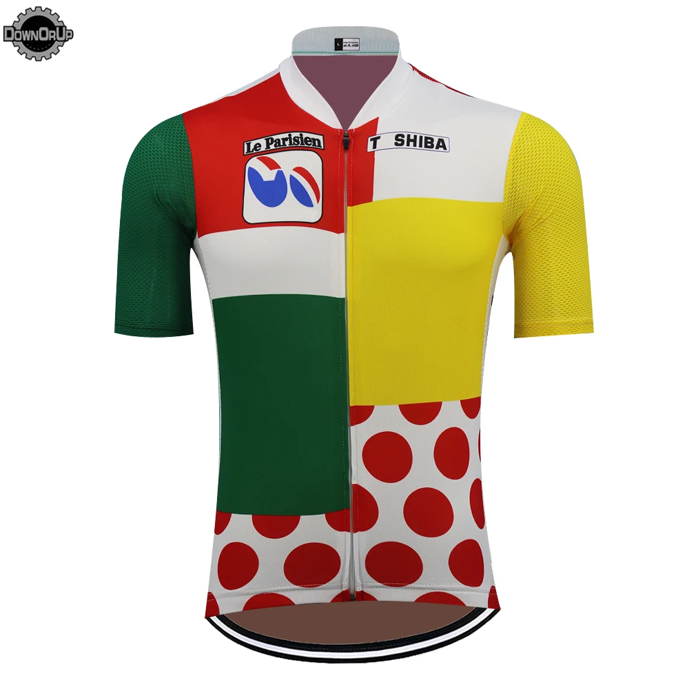 Мужская велосипедная Джерси с коротким рукавом одежда для профессиональной