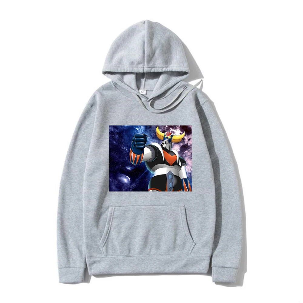 Japanese anime goldorak hoodies pull vetement homme oversize sweat capuche manga goldorak anime hoodies men cartoon vetement