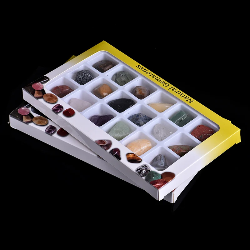 18 в 1 комбинированный набор натуральный рок кристалл минерал ювелирное изделие