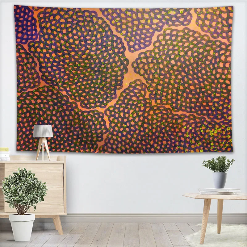 Новинка Yayoi Kusama японская художественная фоновая ткань подзор гобелен настенный светильник для спальни комнаты одеяло Йога пляжное полотенце скатерть