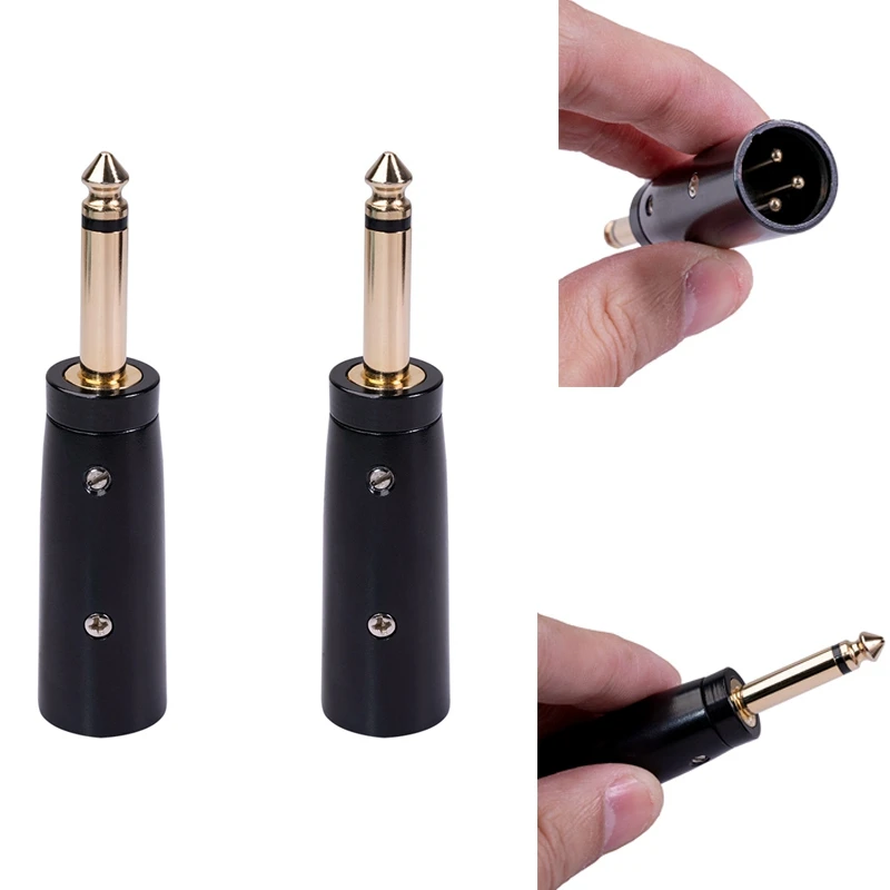 

Новый микрофон 1/4 дюйма 6,35 мм моно штекер к XLR штекер аудио кабель Mic адаптер