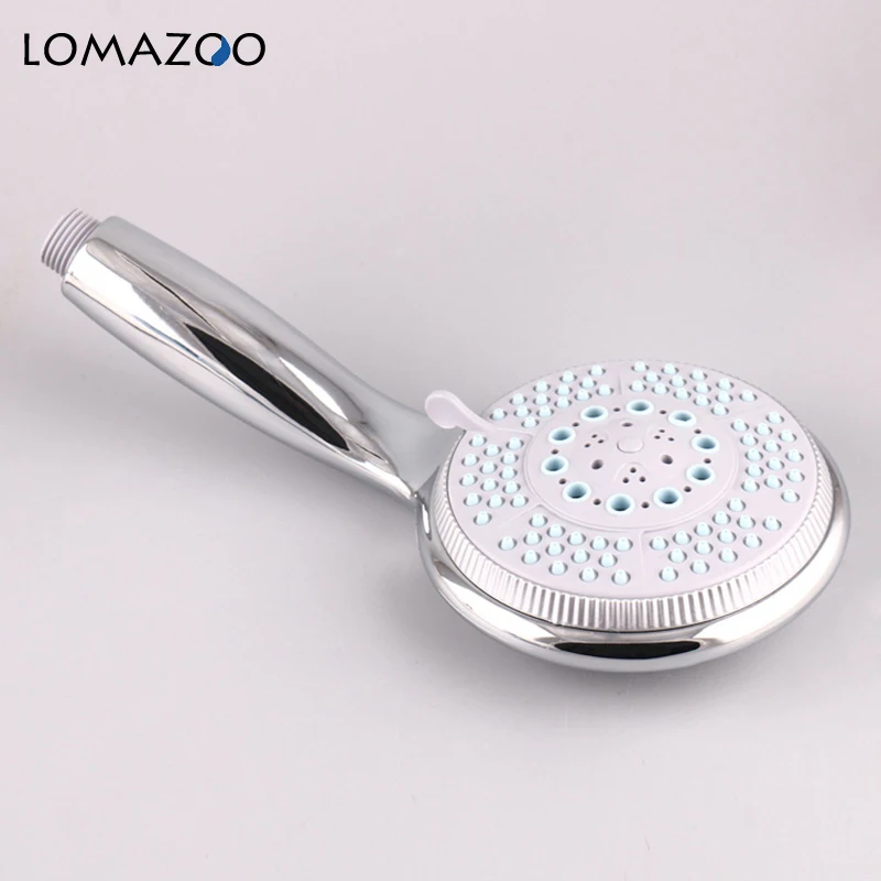 LOMAZOO 5 режимов ручной душевая головка ванная душевая абс пластиковая ванная душевая головка большая панель круглая