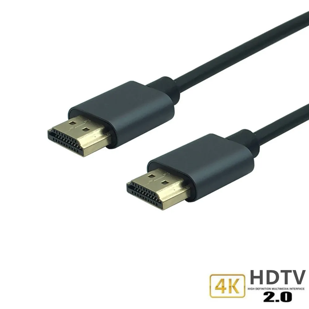 Кабель HDMI совместимый штекер из сплава тонкий HDMItoHDMI 2k * 4k 2 0 60 Гц кабель для PS3 PS4 TV