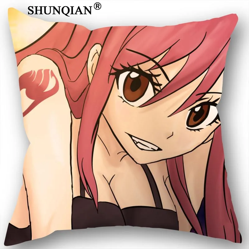 

New Fairy Tail 01 Pillowcase Wedding Decorative Pillow Case Customize Gift For Pillow Cover 35X35cm,40X40cm(One Sides)