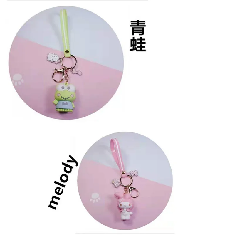 Мультфильм куроми брелок ПВХ брелок Pom Purin Cinnamoroll Bad Марка Badtz Maru Милая забавная Новинка Персонализированная подвеска ювелирные изделия