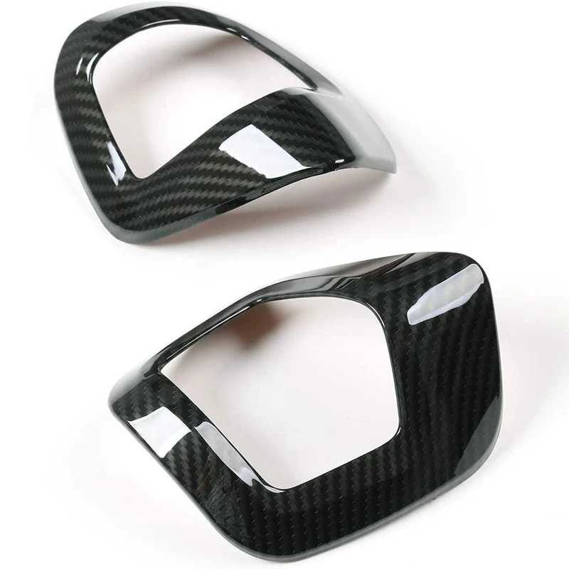 

for Chevrolet Camaro 2017-2020 Carbon Fiber Seat Backrest Manual Adjustment Handle Cover Trim Frame Car Accessories