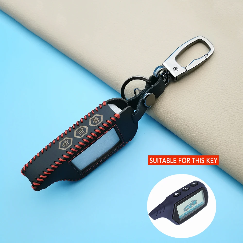 

Leather Key Case Remote Control, For Starline B9 B6 A91 A61 Key Cover For Starline B91 Car Remote Control, LCD Transmitter Shell