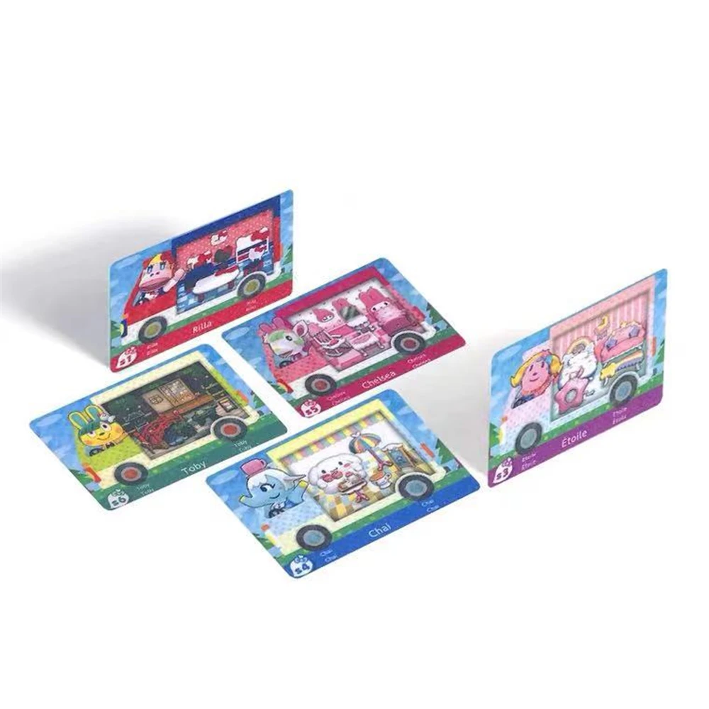 

S1-S6 Rilla Chelsea Marty Chai Animal Croooing Standard Card New Welcome Animal RV Car NFC Card For Switch Game