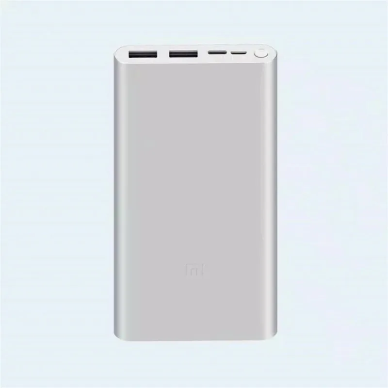 Оригинальный внешний аккумулятор Xiaomi Mi Power Bank 3 10000 мАч с USB выходами Поддержка