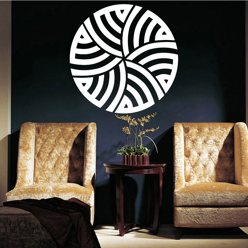 Арабская каллиграфия Аллах Дизайн Винил семья резные настенные Стикеры съемные