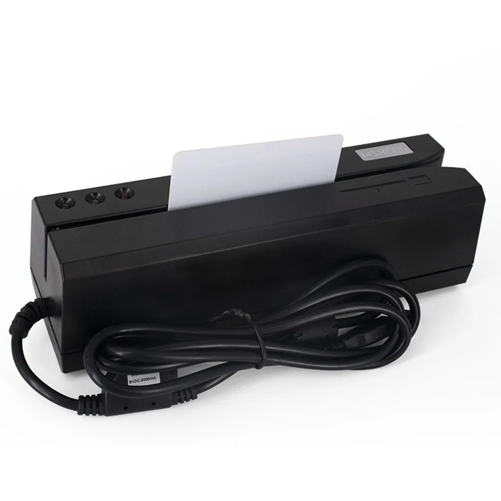

MSR605X USB Card Magcard Reader Writer Without Power Adaptor Compatible Msr605 Msr x6 MSR606i Msrx6bt 500 VDC for 1 minute