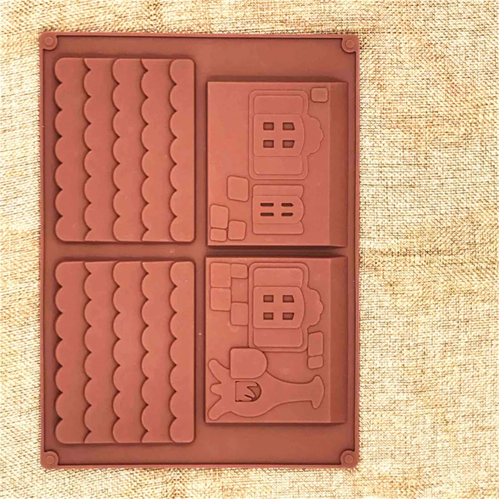 Шоколадная форма для приготовления пищи силиконовые формы выпечки Кондитерские