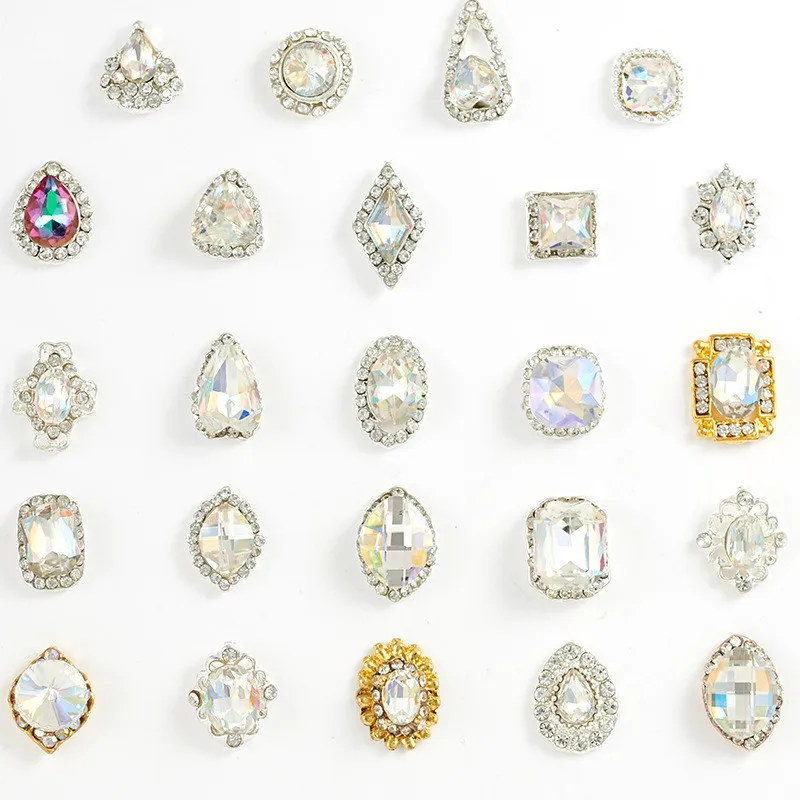 

10 шт., горячая Распродажа, высокое качество, новинка, K9 Волшебное Пламя, сплав Стразы в форме алмаза, 3D очаровательные DIY украшения для ногтев...