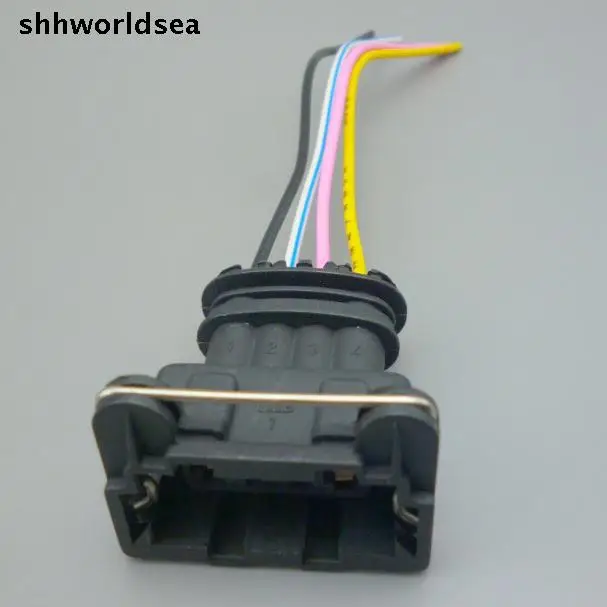 

worldgolden 2/10/50pcs Genuine Multiple Connectors Jpt Junior Power Timer 4 Way Socket Plug 282192-1 Firewire plug oxygen sensor