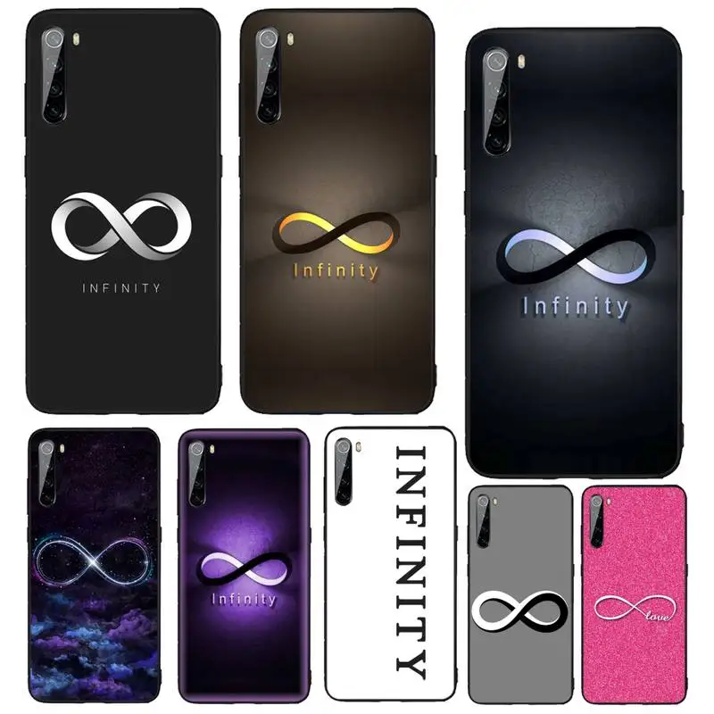 

INFINITY Phone Case Funda For Xiaomi Redmi 10 10x Note 9 9T 9A 9S 7 8 9se 7a 8a 8t Pro Max K20 30 Pro 4G
