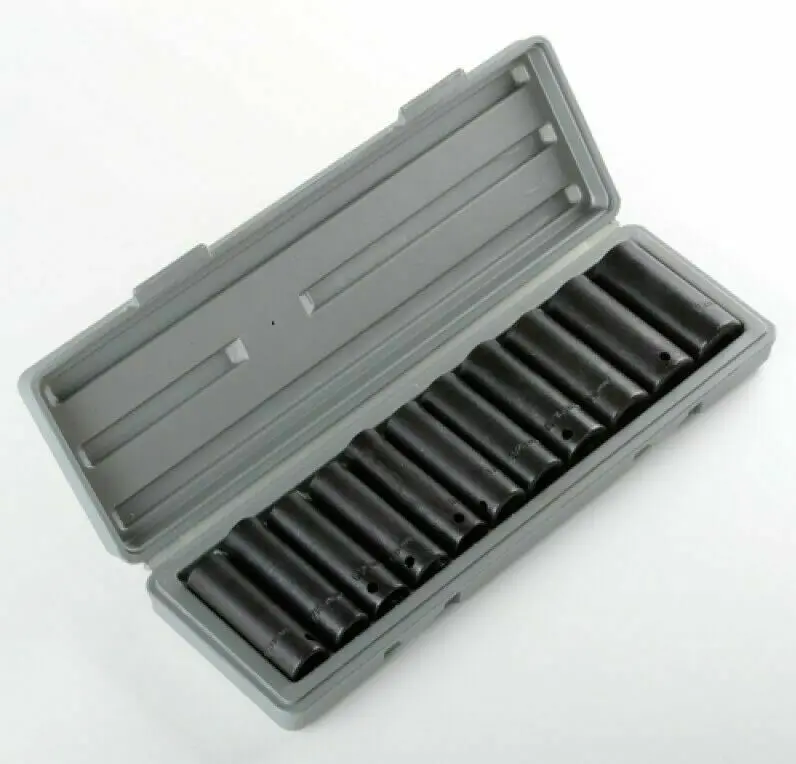 Новинка 12 шт. набор разъемов для глубокого воздушного удара Dr Drive 1/2 дюйма SAE