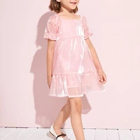 girl clothes girls dress 2022 new summer puff sleeve princess dress girl holiday birthday gift party princess dress for girls