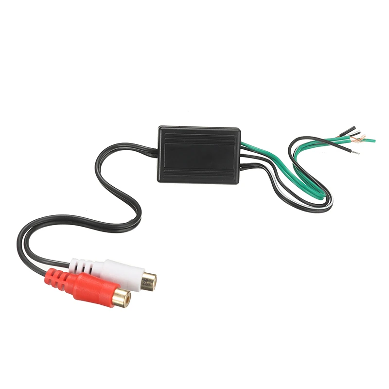Новинка 1x12V автомобильный аудио Динамик высокого до низкого уровня линия Выход