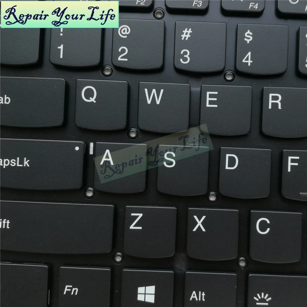 Клавиатура с английской подсветкой для ноутбука Lenovo Yoga 710-15lKB Flex 4-1435 4-1470 4-1480 Series